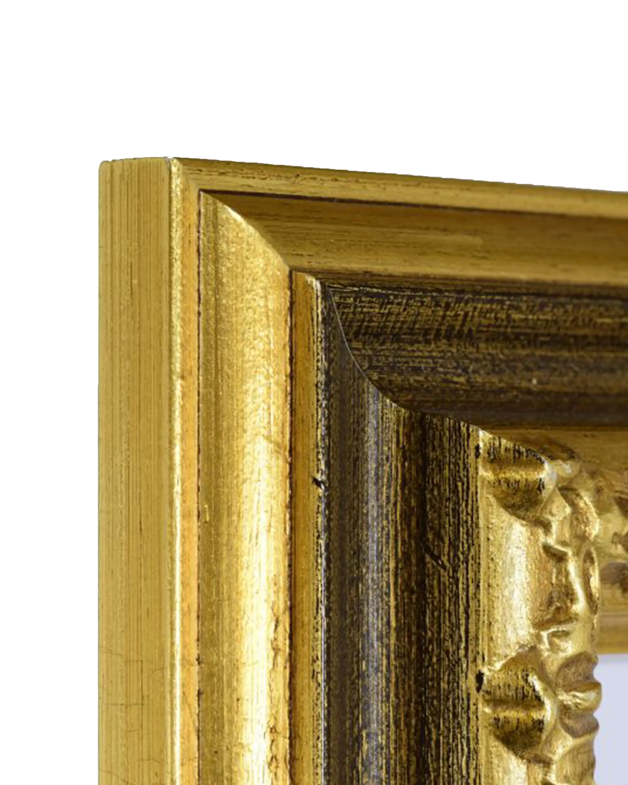 Barock Bilderrahmen Holz Victoria Gold – Detailansicht