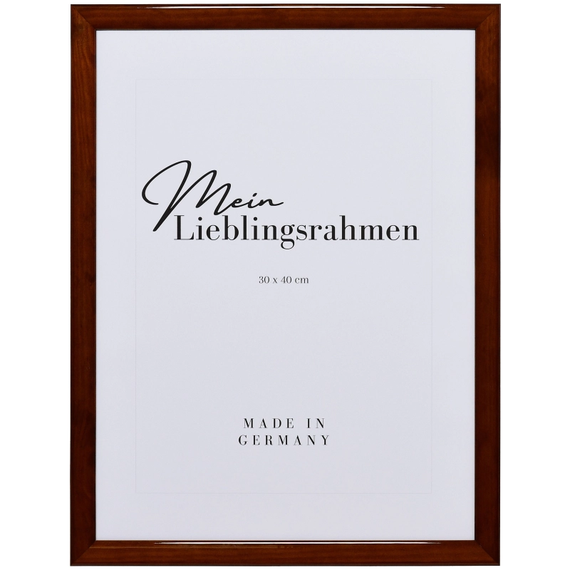 Bilderrahmen Holz Lena Wenge 30x40 cm Antireflexglas