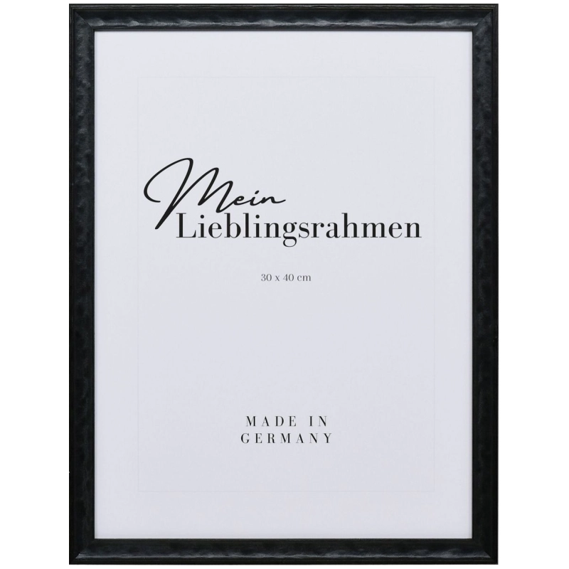 Bilderrahmen Holz Liv Schwarz 30,5x91,5 cm Museumsglas UV 70%