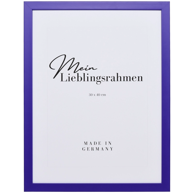 Bilderrahmen Holz Paula Lila 70x70 cm Normalglas