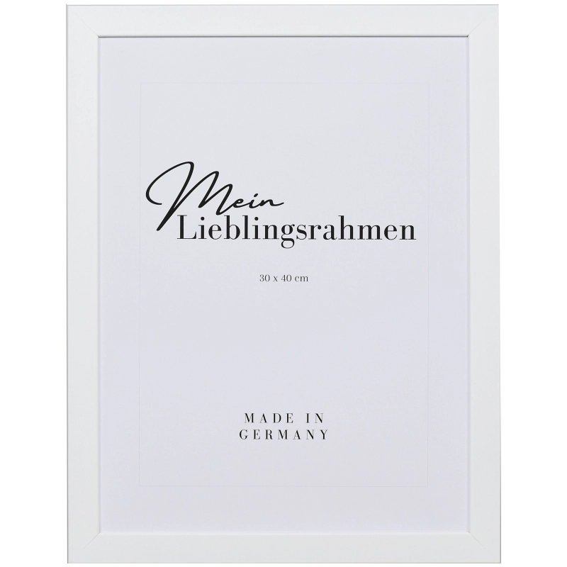 Bilderrahmen Holz Emma Weiß 10x15 cm Leerrahmen (ohne Glas / Rückwand)