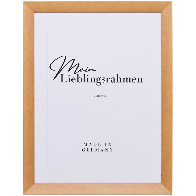 Bilderrahmen Holz Nora Birke 50x70 cm Kunstglas