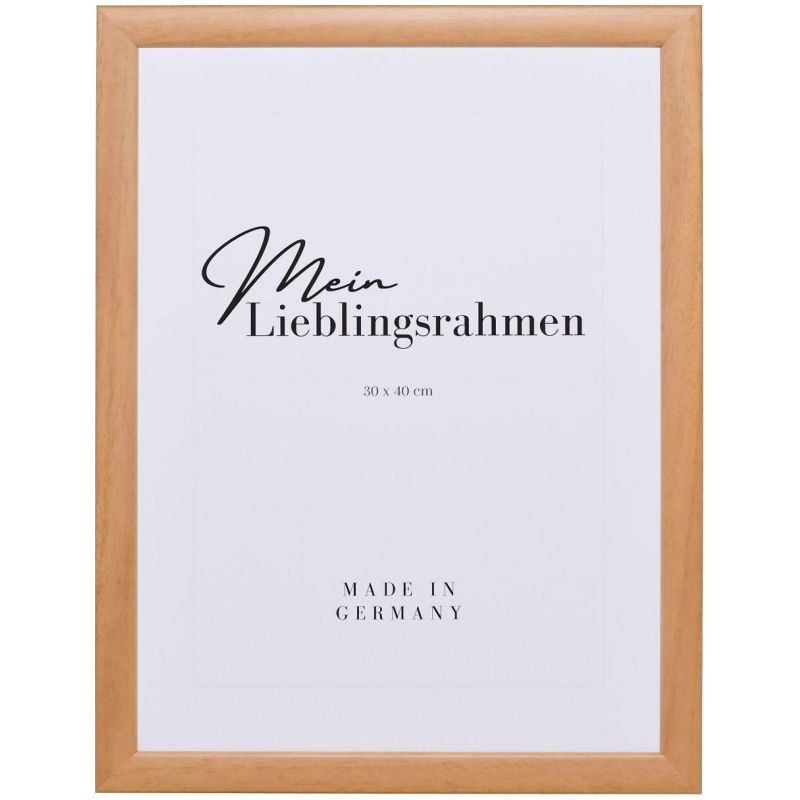 Holzrahmen Greta, Natur, 59,4x84,1 cm (A1) Normalglas