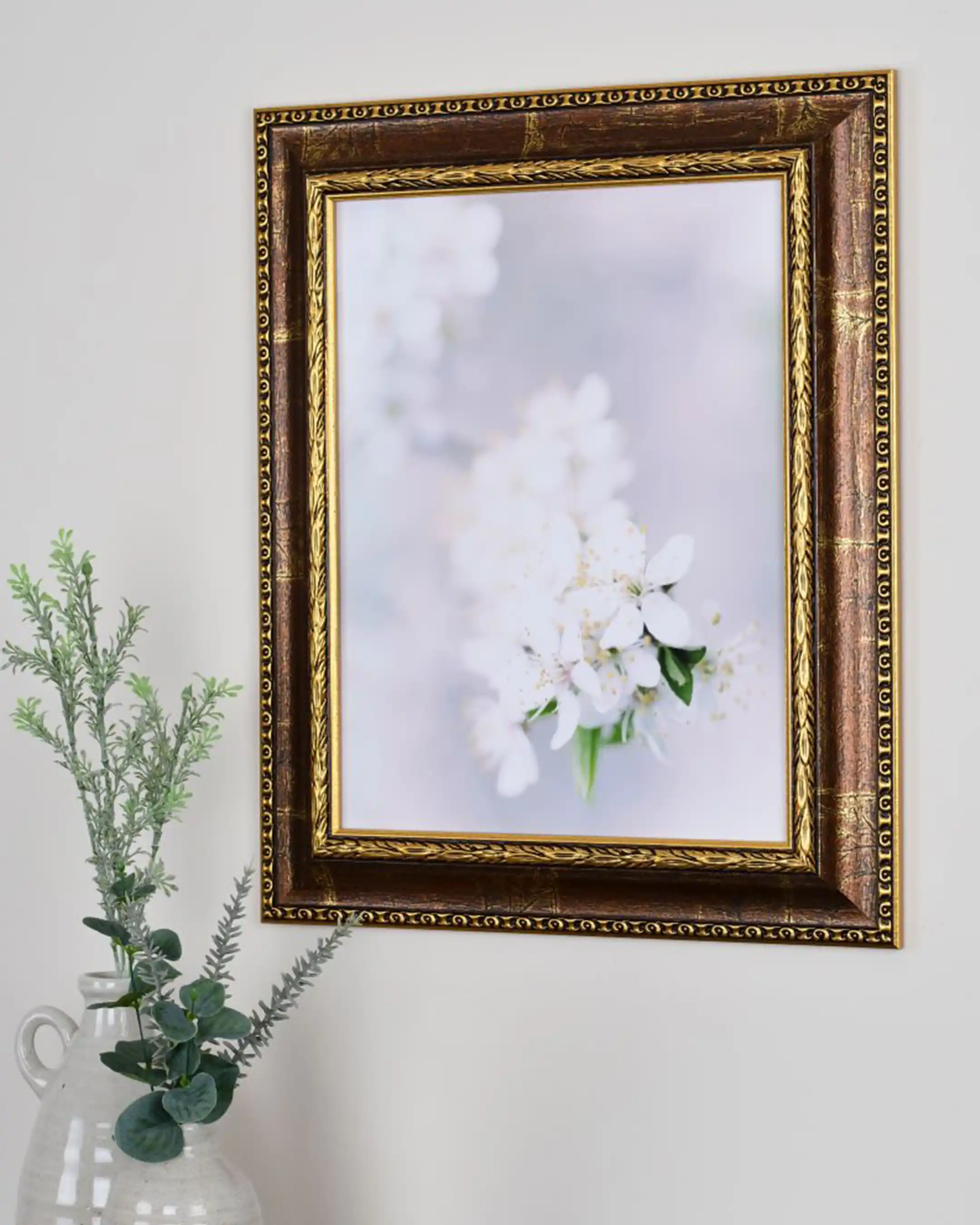Barock Bilderrahmen Holz Olivia