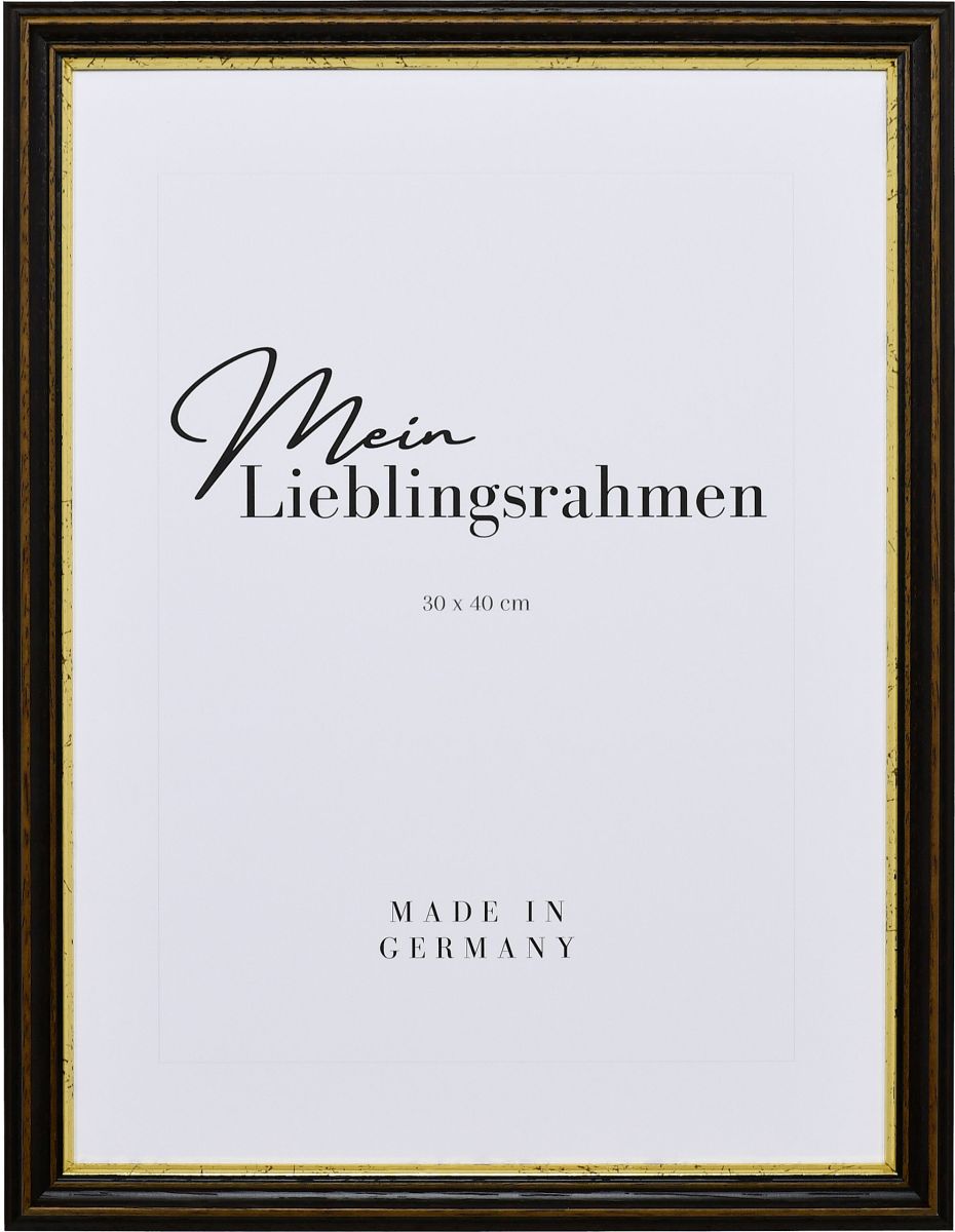 Holzrahmen Annelie, Braun, 25x35 cm Kunstglas