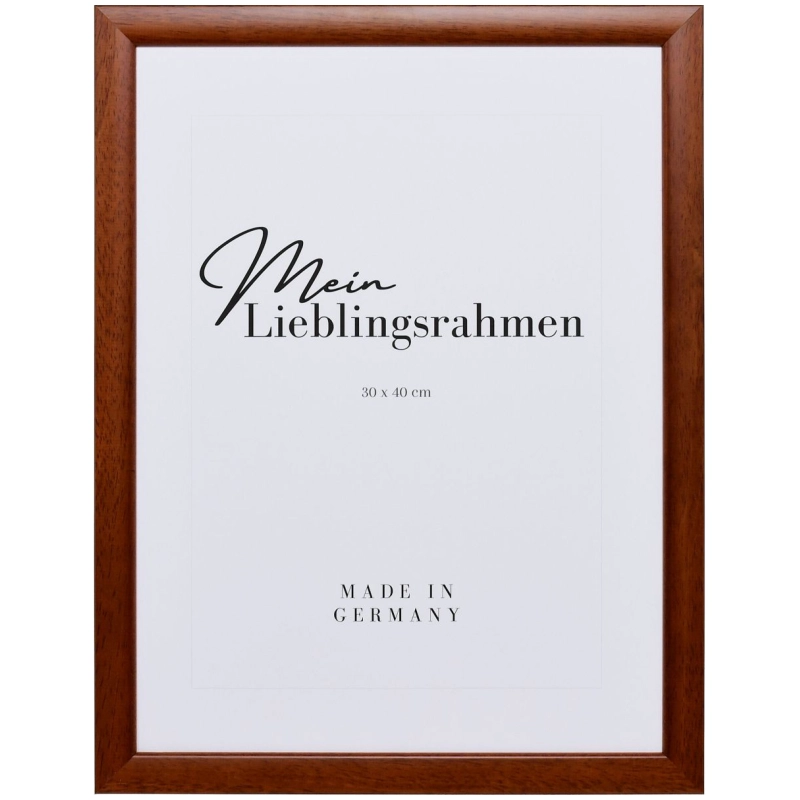 Bilderrahmen Holz Greta Braun 50x100 cm Normalglas