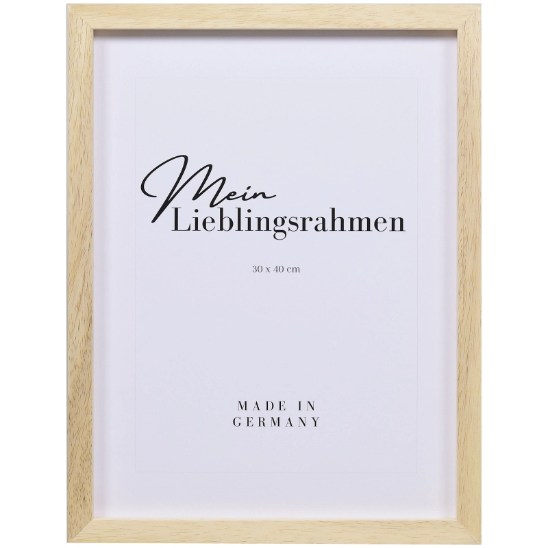 Bilderrahmen Holz Antonia Natur 40x50 cm Antireflexglas