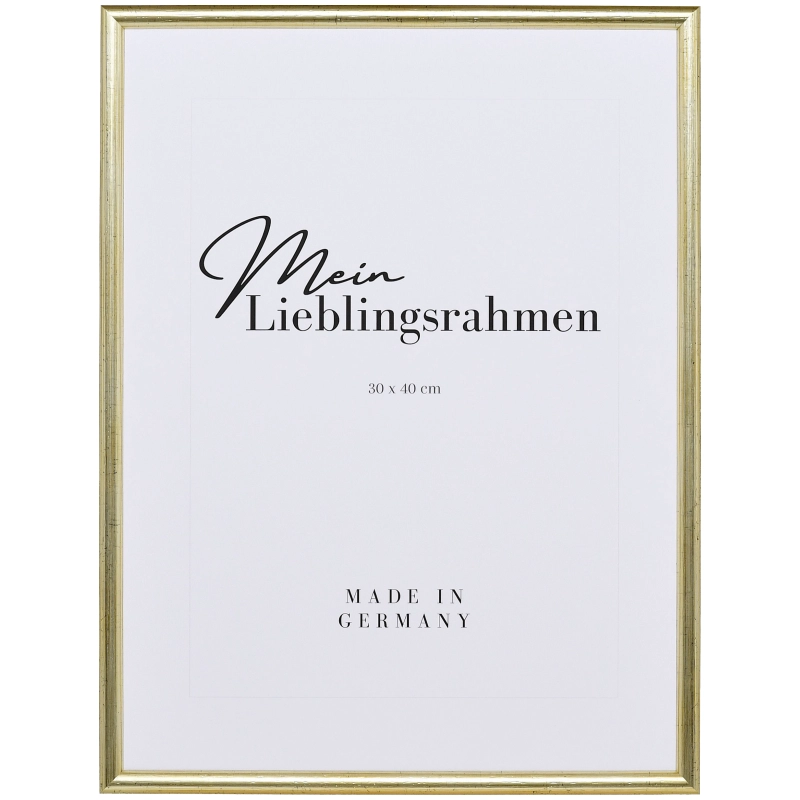 Bilderrahmen Holz Ava Silber 9x13 cm Normalglas