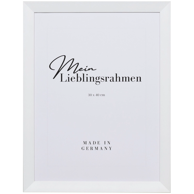 Bilderrahmen Holz Nora Weiß 10x15 cm Leerrahmen (ohne Glas / Rückwand)