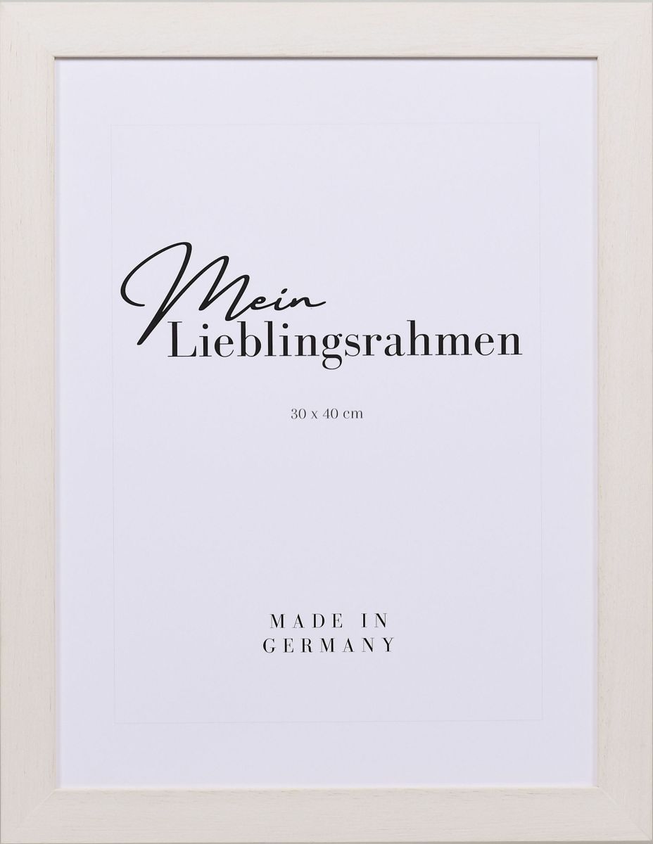 Puzzle-Bilderrahmen Linda Weiß 24,3x36 cm Kunstglas