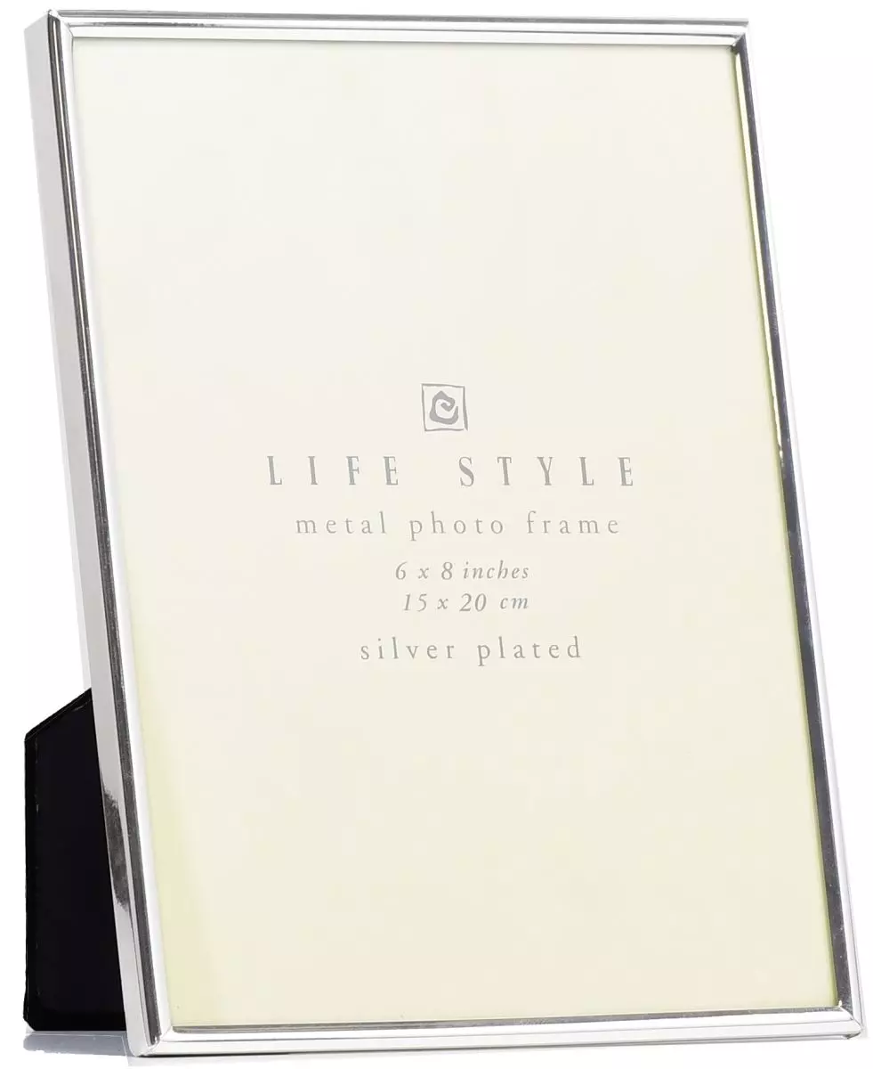 Seitenansicht  eines silber glänzenden, schmalen Aluminiumrahmens mit gerundetem Profil