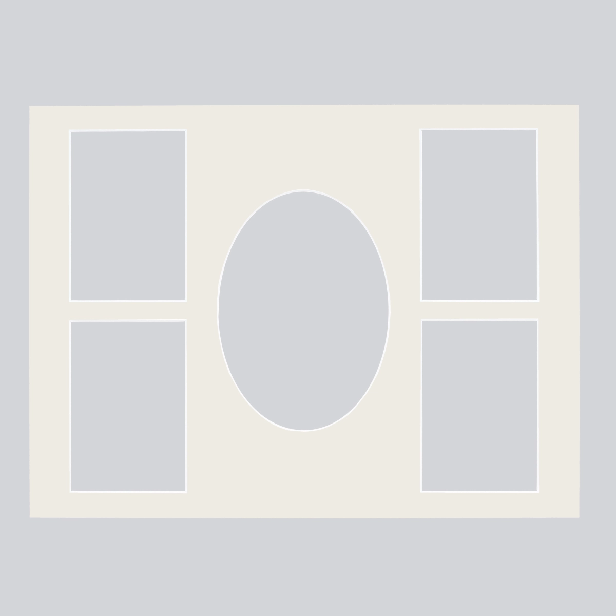 Passepartoutcollage Vivienne 30x40 cm