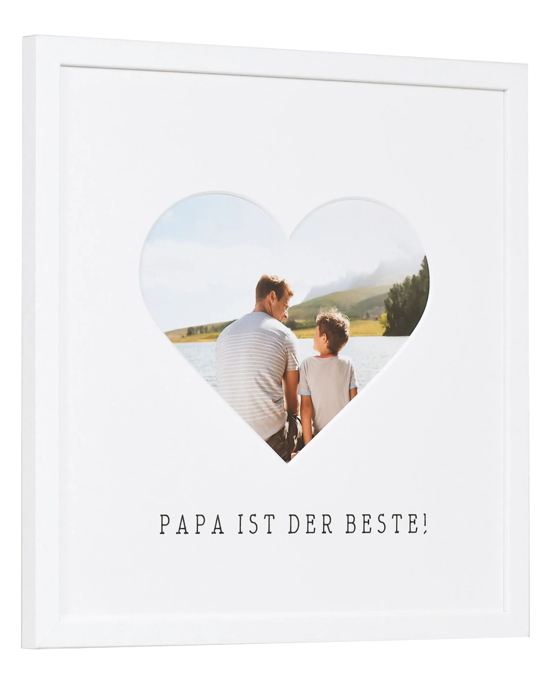 Bilderrahmen Herz "Papa" 30x30cm
