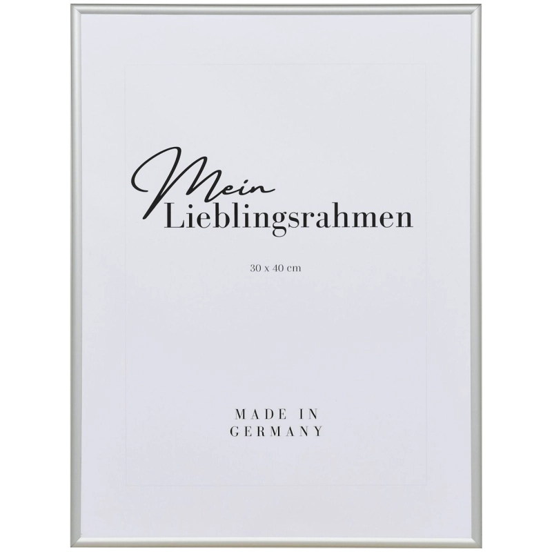 Bilderrahmen Aluminium Noah Silber 60x80 cm Antireflexglas