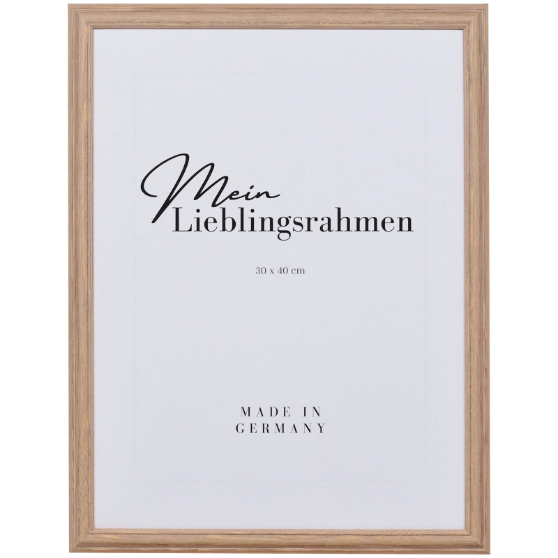 Vintage Bilderrahmen Holz Finja Honig 40x50 cm Leerrahmen (ohne Glas / Rückwand)