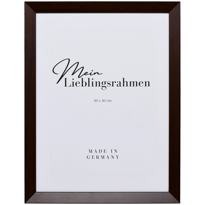 Bilderrahmen Holz Nora Wenge 18x27 cm Leerrahmen (ohne Glas / Rückwand)