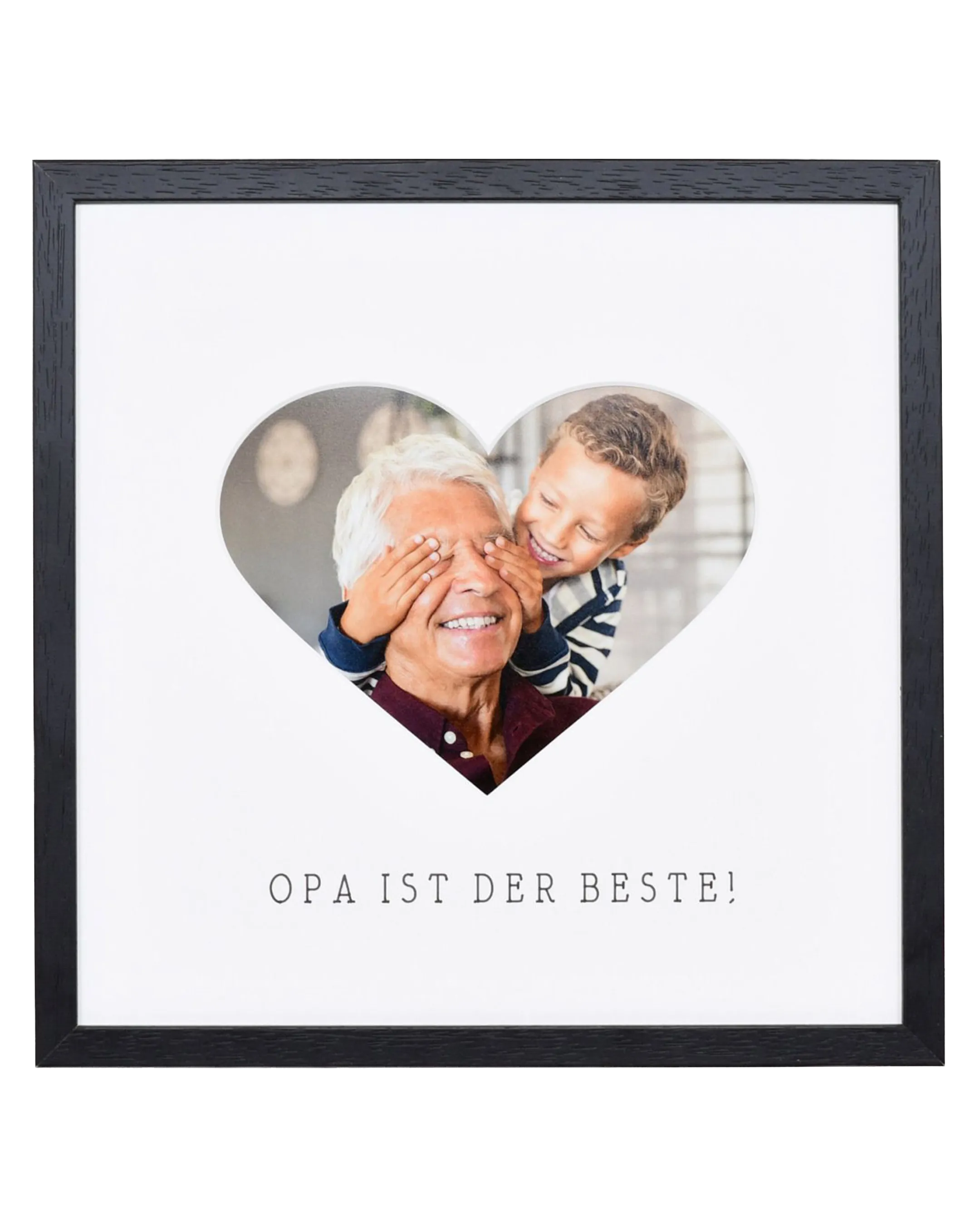 Bilderrahmen Herz "Opa" 30x30cm