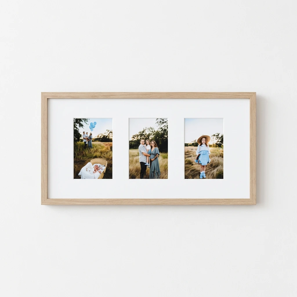 Collage-Bilderrahmen 25x50 cm