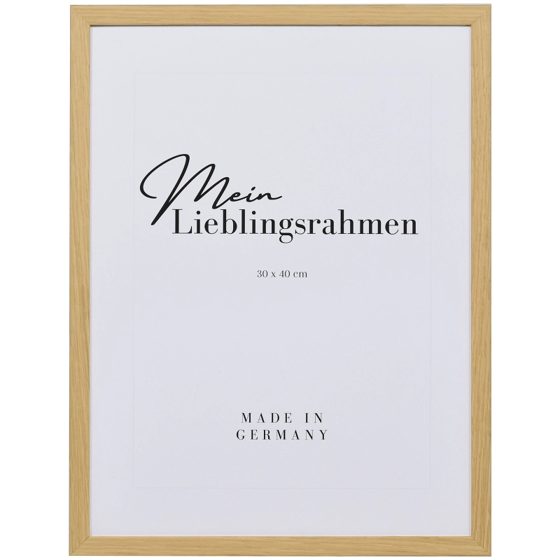Bilderrahmen Holz Sophie Eiche 25x50 cm Kunstglas