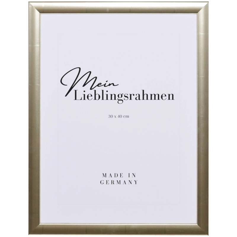 Bilderrahmen Holz Greta Silber 9x13 cm Museumsglas UV 70%
