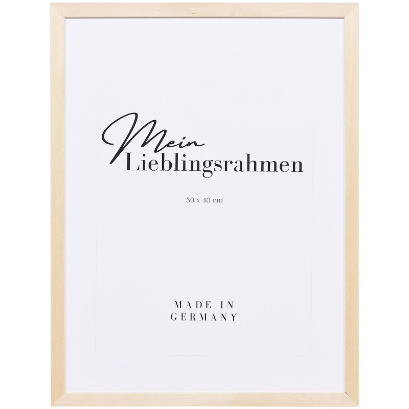 Bilderrahmen Holz Elisa Linde 25x50 cm ohne Glas, mit Rückwand