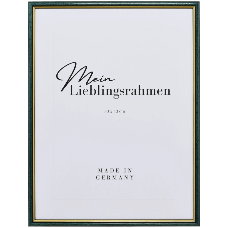 Holzrahmen Carina, Blau, 7x10 cm Antireflexglas