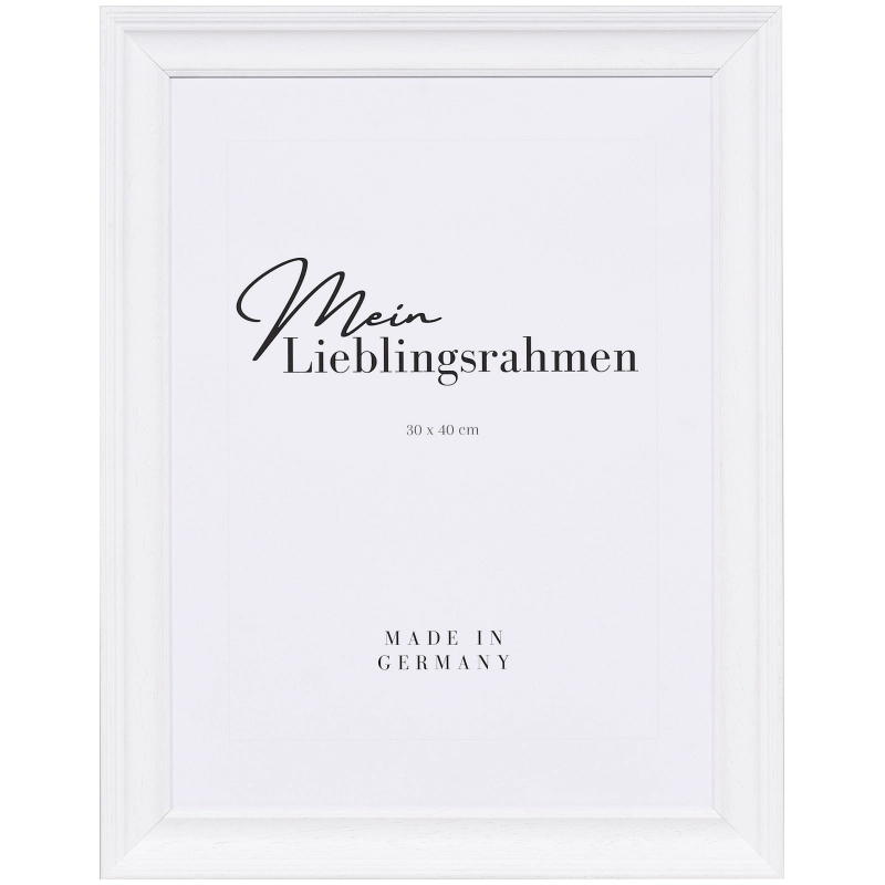 Vintage Bilderrahmen Holz Isabella Weiß 10x15 cm Leerrahmen (ohne Glas / Rückwand)