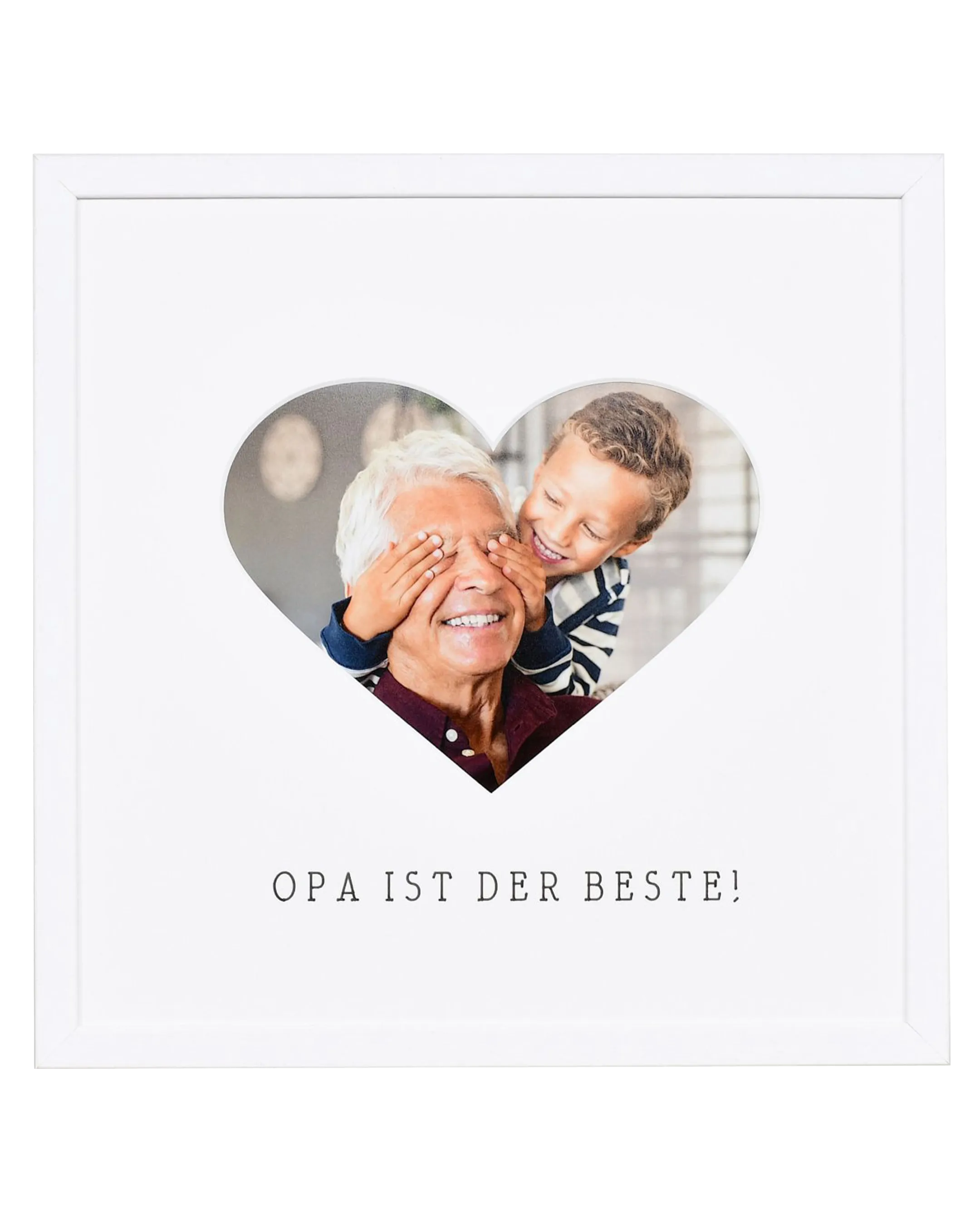 Bilderrahmen Herz "Opa" 30x30cm