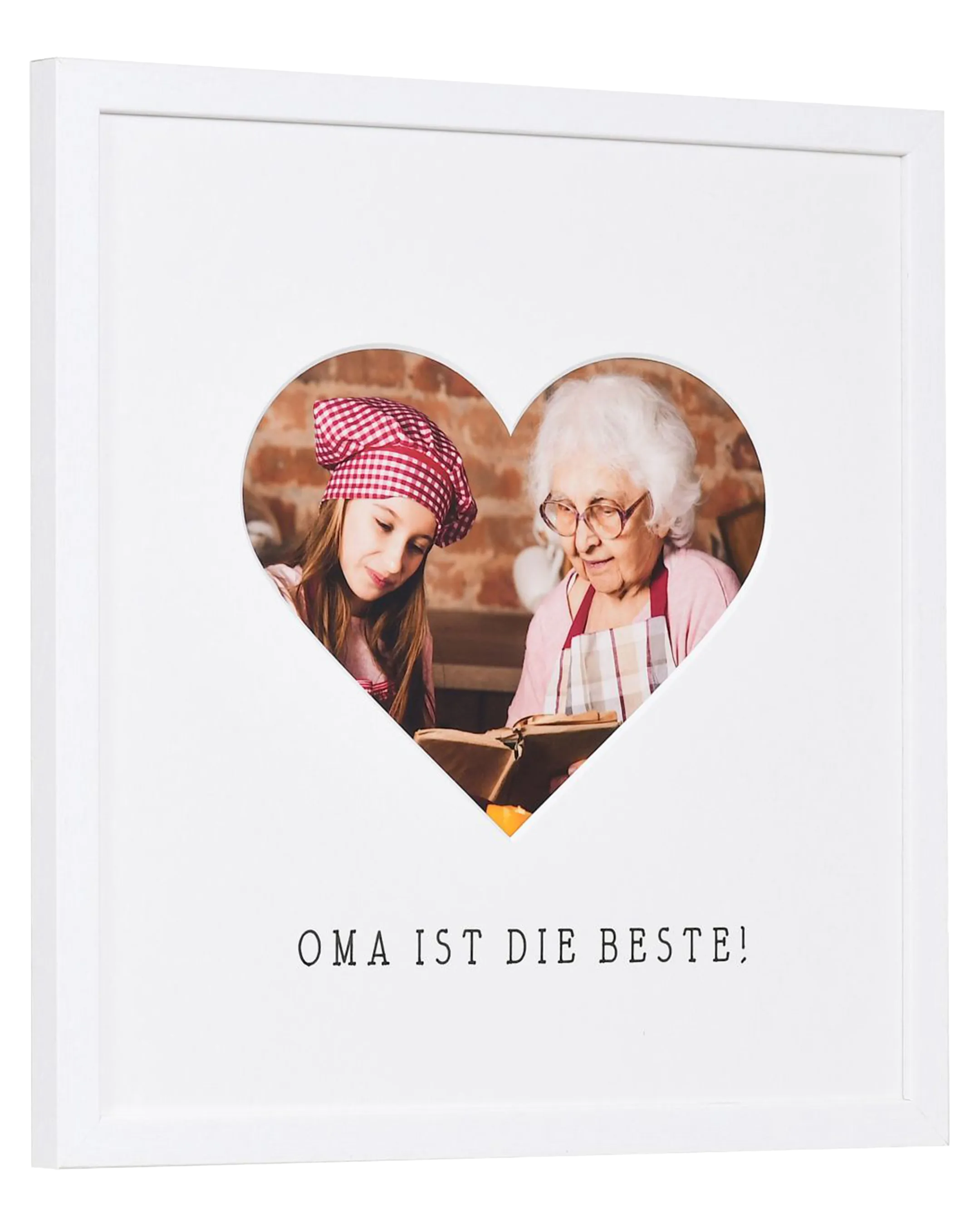 Bilderrahmen Herz "Oma" 30x30cm