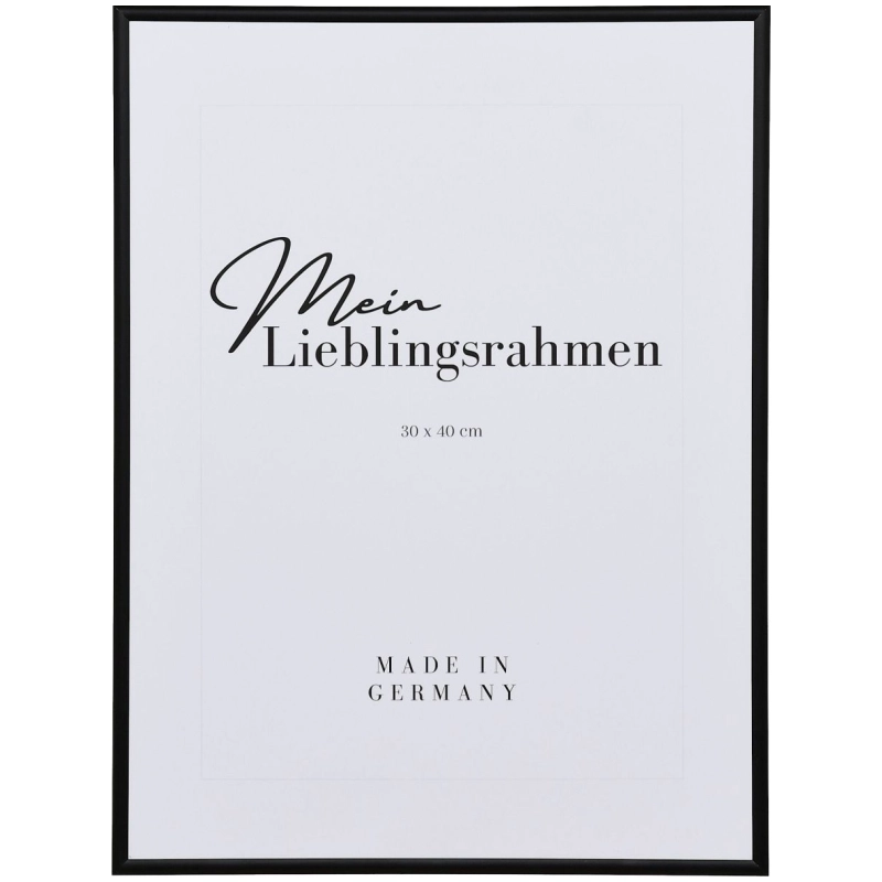 Bilderrahmen Aluminium Noah Schwarz 60x60 cm Antireflexglas