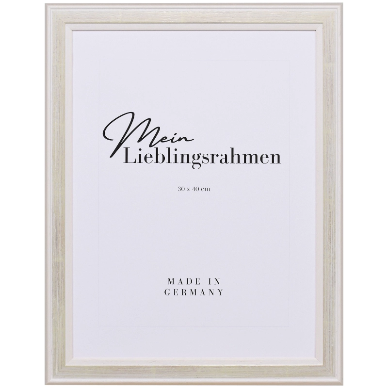 Holzrahmen Merle, Weiß, 100x100 cm Kunstglas