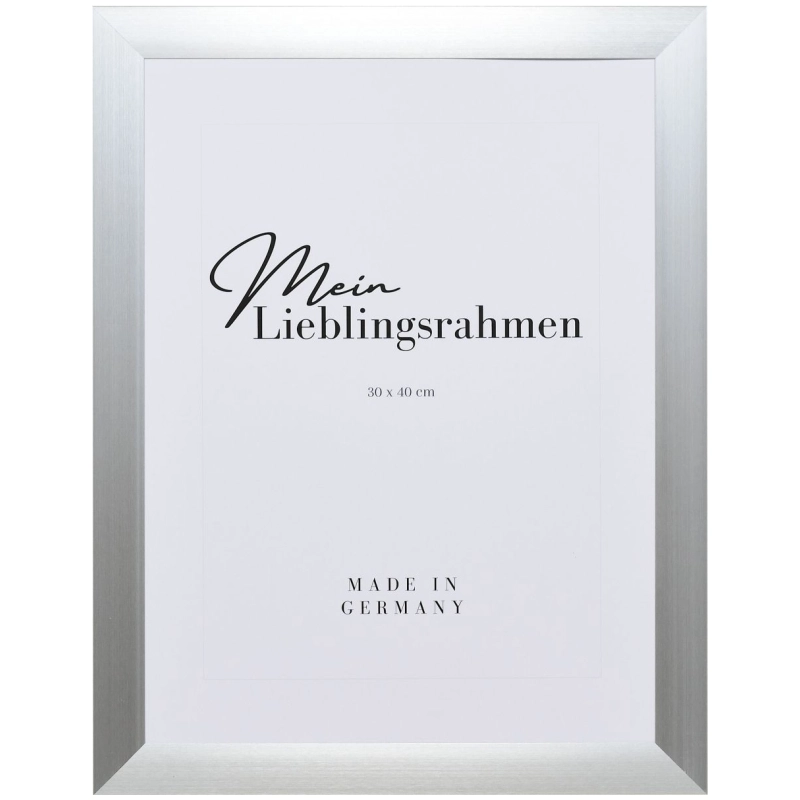 Bilderrahmen Aluminium Costa Silber 60x80 cm Normalglas