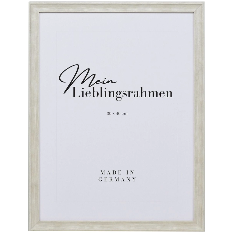 Bilderrahmen Holz Liv Weiß 50x100 cm Kunstglas