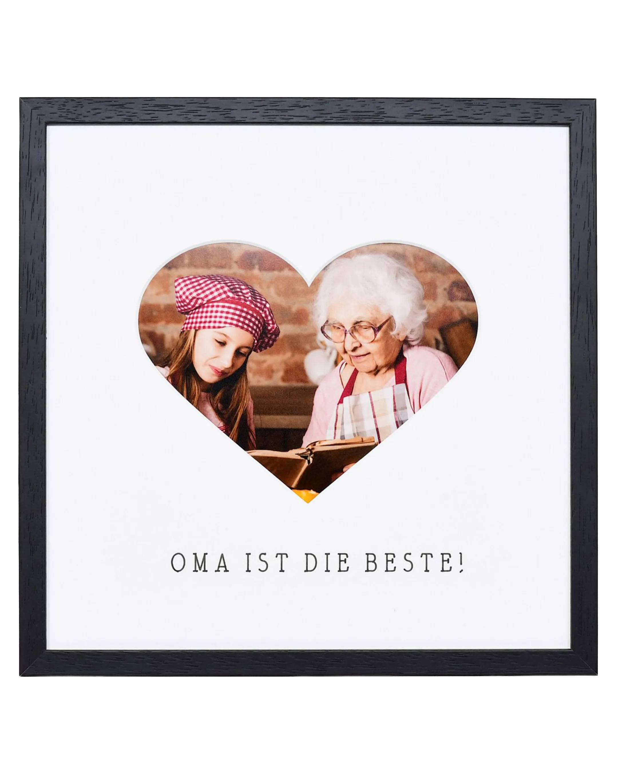 Bilderrahmen Herz "Oma" 30x30cm