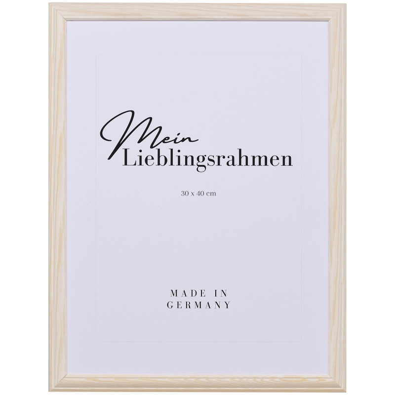 Vintage Bilderrahmen Holz Finja Weiß 40x50 cm Leerrahmen (ohne Glas / Rückwand)