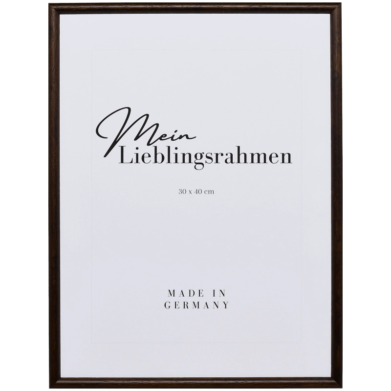 Bilderrahmen Holz Ava Wenge 10x15 cm Kunstglas