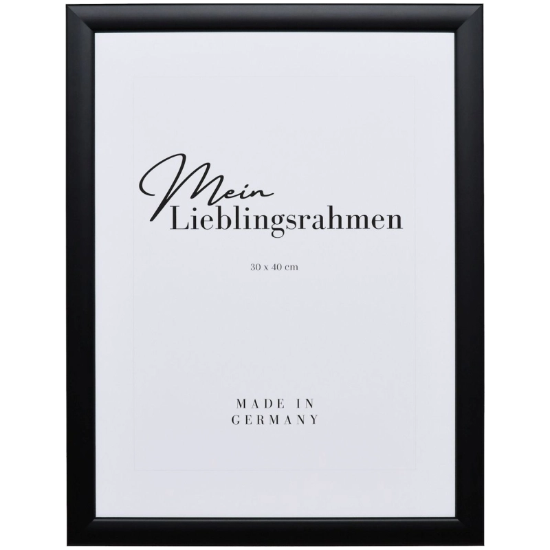 Bilderrahmen Holz Greta Schwarz 61x91,5 cm Kunstglas