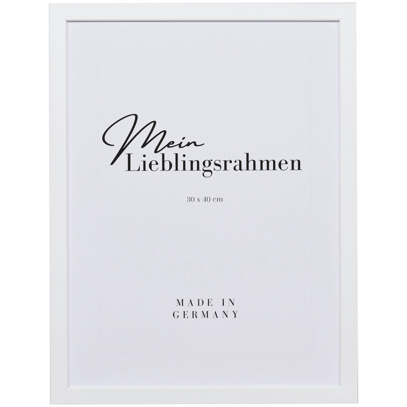 Bilderrahmen Holz Fiona Weiß 10x15 cm Leerrahmen (ohne Glas / Rückwand)