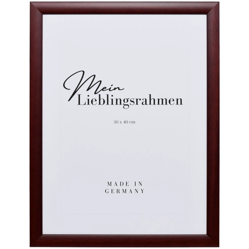 Bilderrahmen Holz Greta Rot 50x65 cm Kunstglas