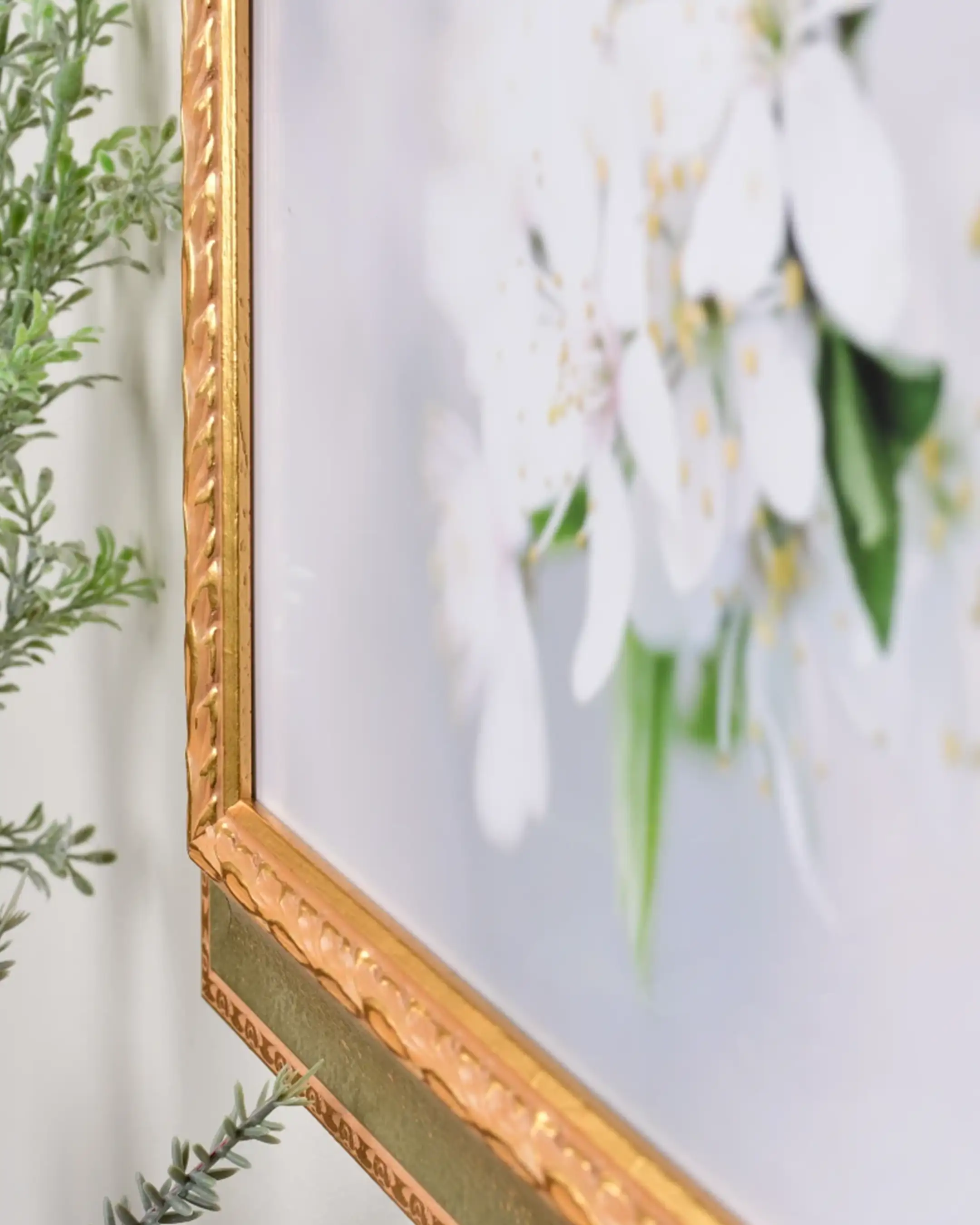 Barock Bilderrahmen Holz Olivia