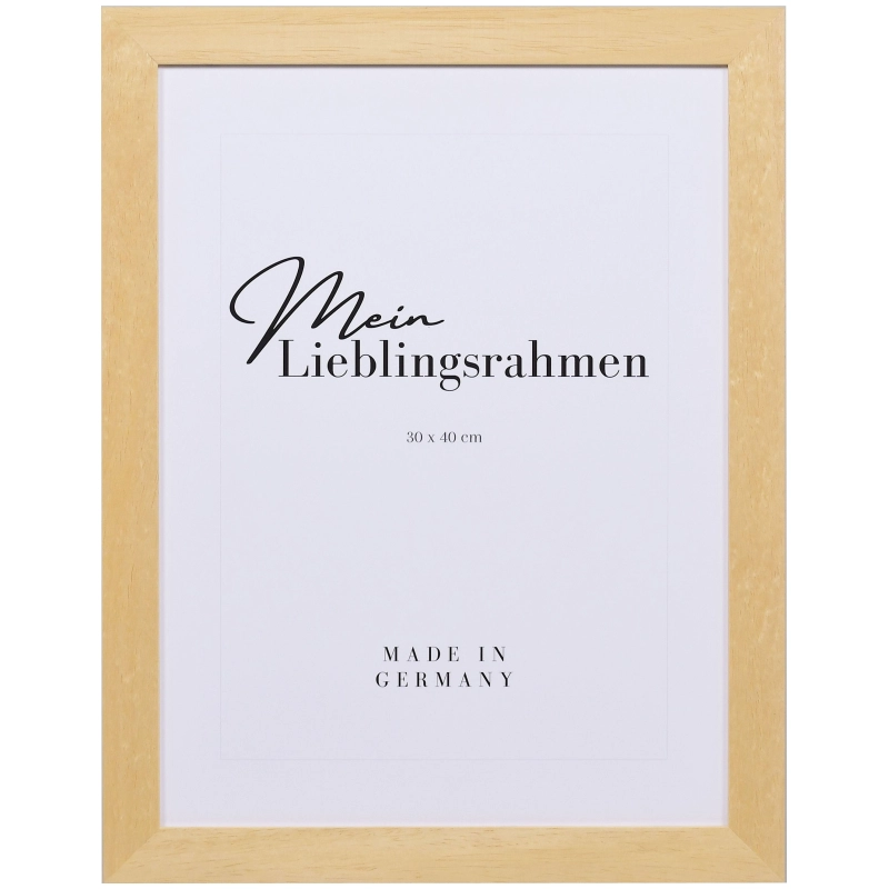 Bilderrahmen Holz Linda Natur 25x60 cm Antireflexglas