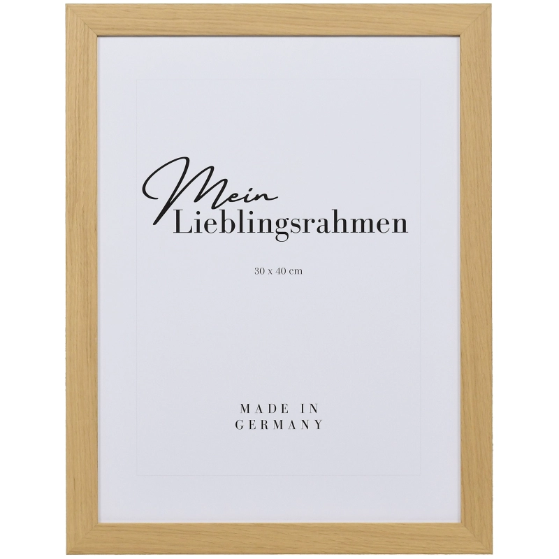 Bilderrahmen Holz Luna Eiche 40x50 cm Normalglas