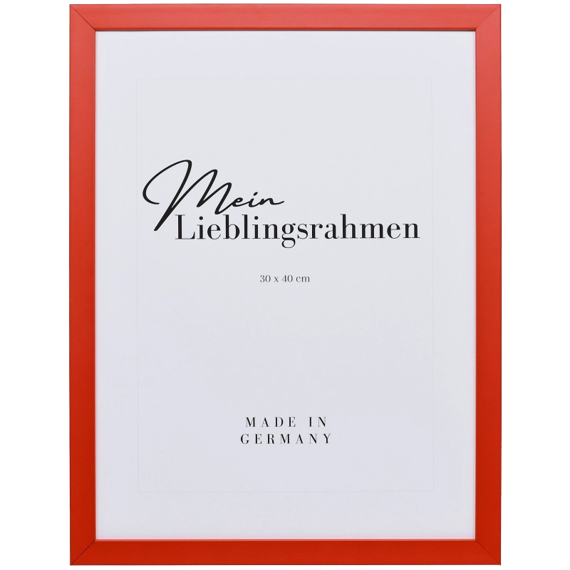 Bilderrahmen Holz Paula Maßanfertigung Rot