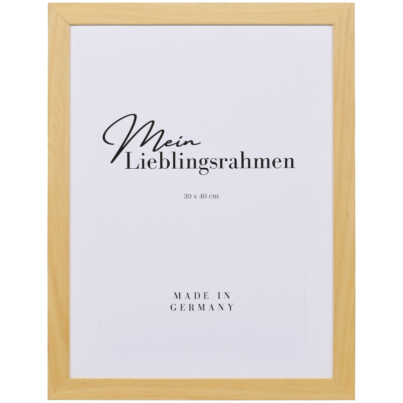 Bilderrahmen Holz Emma Natur 21x29,7 cm (A4) Museumsglas UV 70%