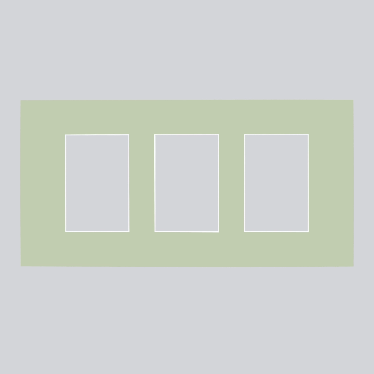 Passepartoutcollage Adèle 25x50 cm